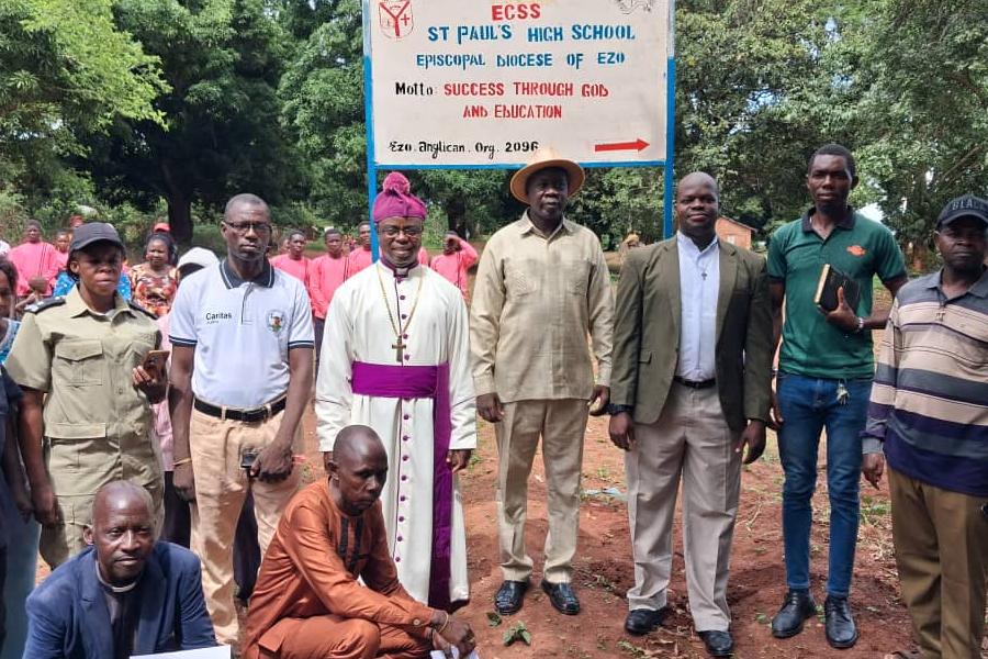 Launch of Building Programme for ECSS St Paul's Secondary School in Ezo.JPG